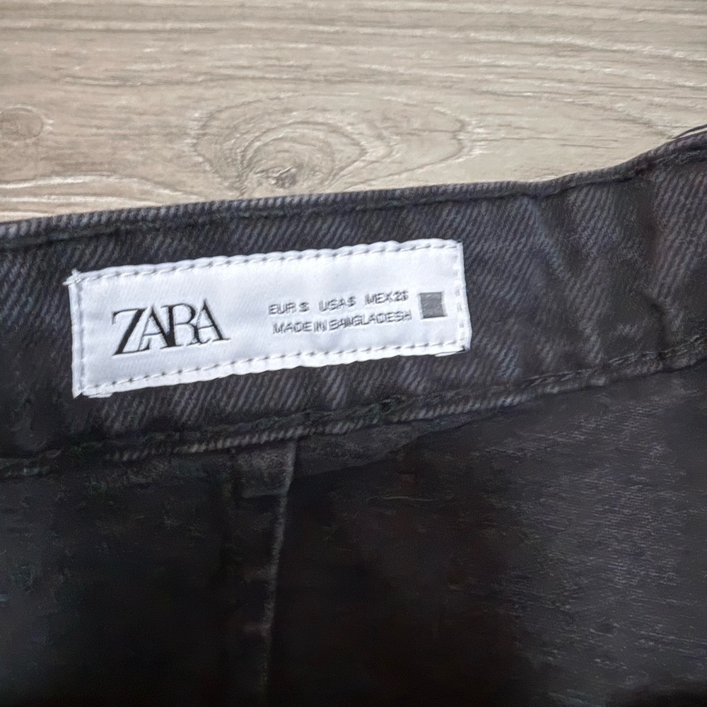 Zara High Waist Black Skirt - Picture 3 of 5
